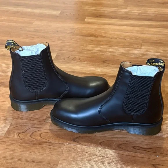 Dr. Martens 2976 Smooth Leather Chelsea Boots - US Women 9 Men 8 Black 11853001 - Picture 12 of 15
